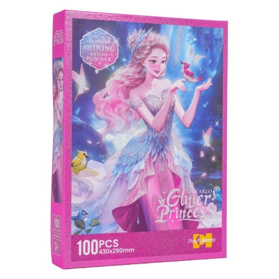 JOKO Trblietavé Puzzle Ružová Princezná 100ks