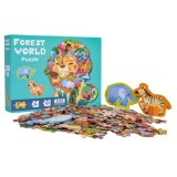 JOKO Puzzle Safari Lev 200ks + 3D zvieratká Slon, Zebra
