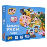 JOKO Puzzle Farma Kravička 200ks + 3D Zvieratká Krava, Ovečka