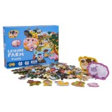 JOKO Puzzle Farma Kravička 200ks + 3D Zvieratká Krava, Ovečka
