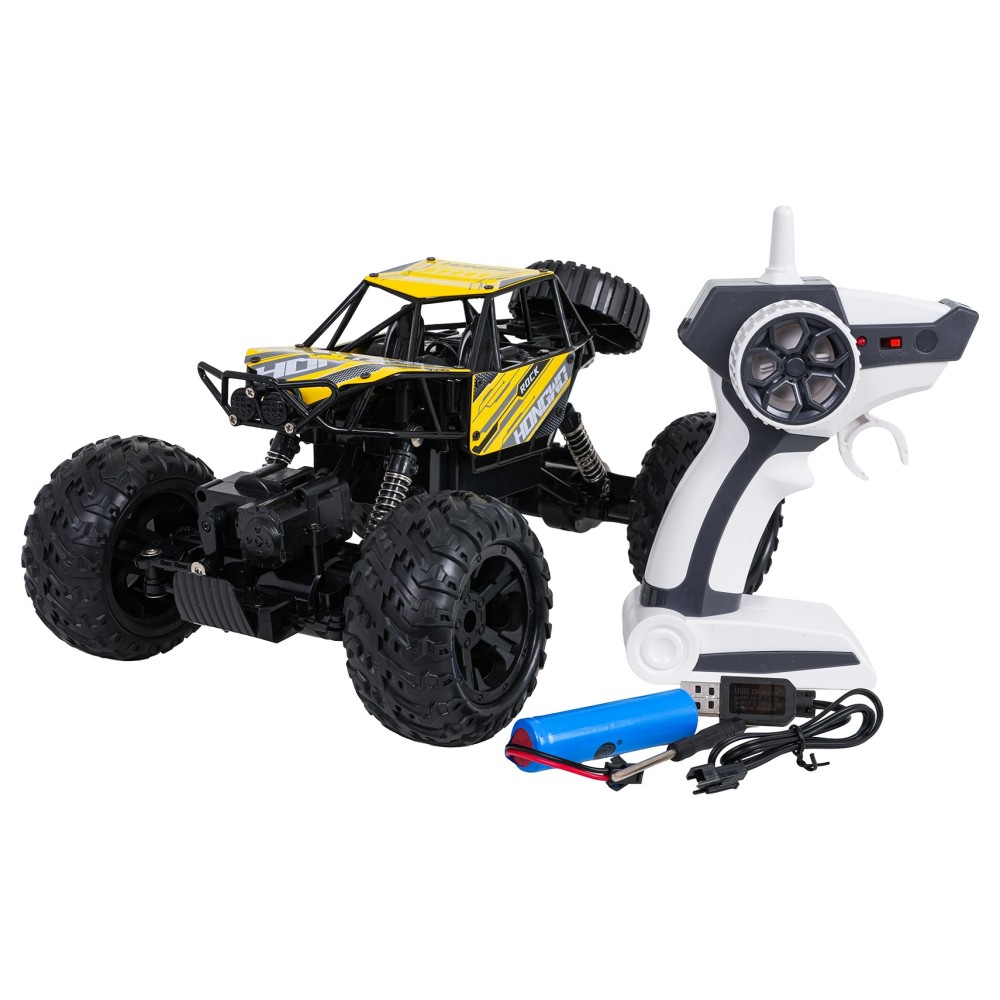 JOKO RC Kovové Auto Crawler ROCK 4x4 1:14 na diaľkové ovládanie, žlté