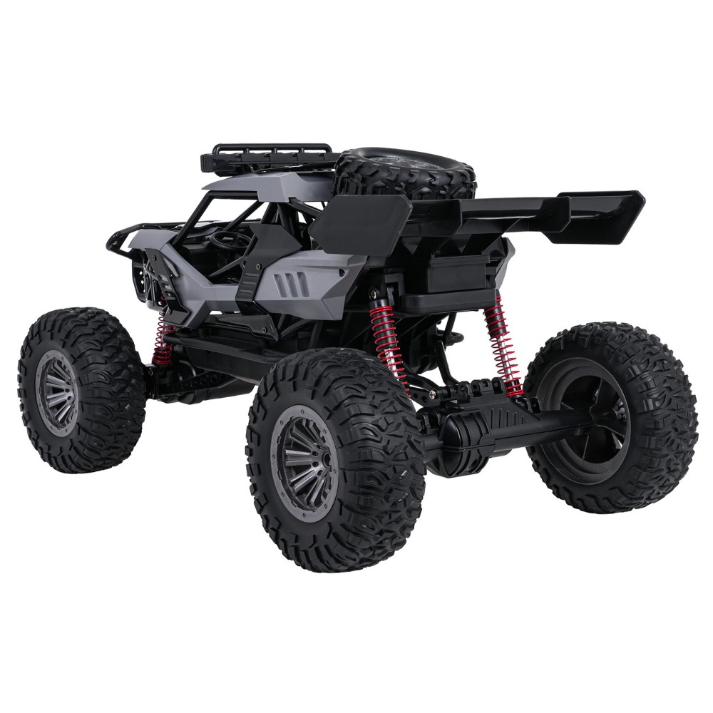 JOKO RC Veľké Kovové Auto Crawler MONSTER 1:6 na diaľkové ovládanie so svetlom, sivé