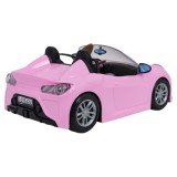 Anlily Auto Kabriolet pre bábiky Barbie, ružové