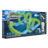 JOKO RC Fluorescenčná Autodráha, svieti v tme + auto s LED svetlom na diaľkové ovládanie