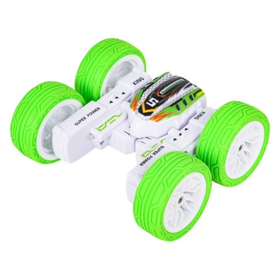 JOKO RC Kaskadérske Auto POWER STUNT, jazdí do všetkých strán so svetlom na diaľkové ovládanie, zelené