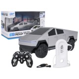 JOKO RC Auto TRACK s Nabíjacou stanicou, svetlom a zvukom, strieborné