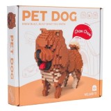 PET-DOG Techická stavebnica 3D Pes Čau-Čau 800ks