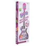 JOKO Detská Elektrická Gitara s mikfrofónom, ružová