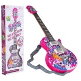 JOKO Detská Elektrická Gitara s mikfrofónom, ružová