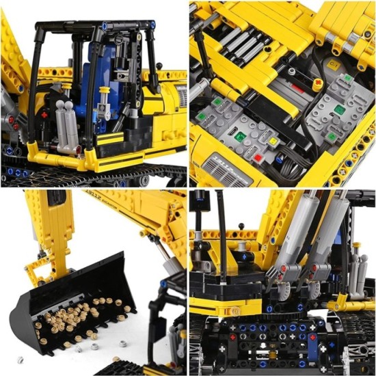 Mould King RC Stavebnica Bager 2169ks na diaľkové ovládanie + 4 motori