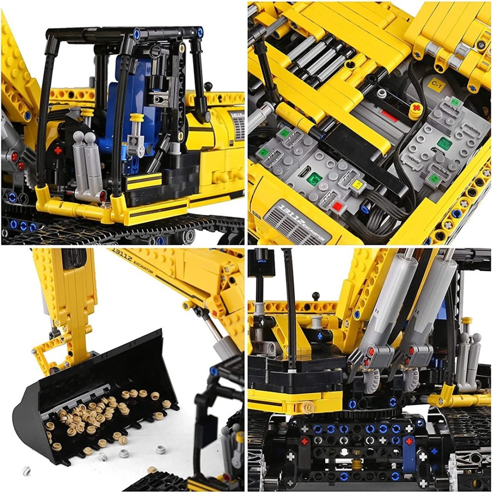Mould King RC Stavebnica Bager 2169ks na diaľkové ovládanie + 4 motori