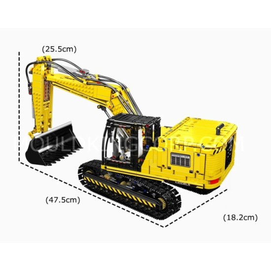 Mould King RC Stavebnica Bager 2169ks na diaľkové ovládanie + 4 motori