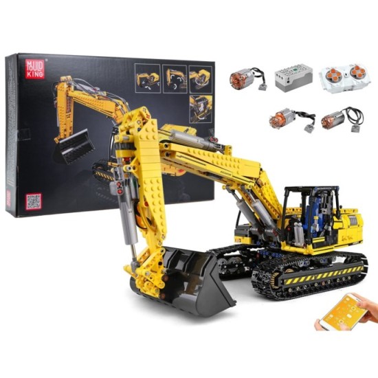 Mould King RC Stavebnica Bager 2169ks na diaľkové ovládanie + 4 motori