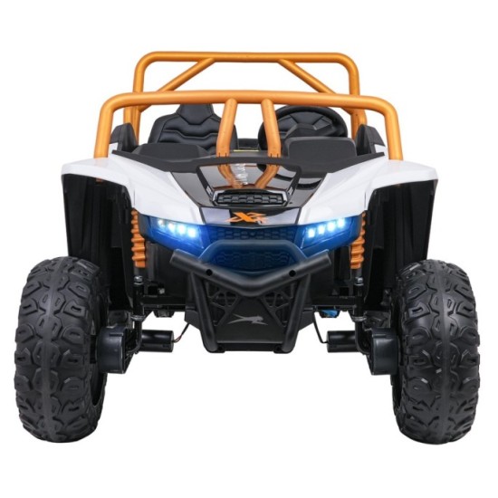 Arctic CAT Elektrické Autíčko Buggy WILDCAT XX 4x200W 24V, penové kolesá, Dvojmiestne kožené sedadlo, nosnosť 60kg, biele