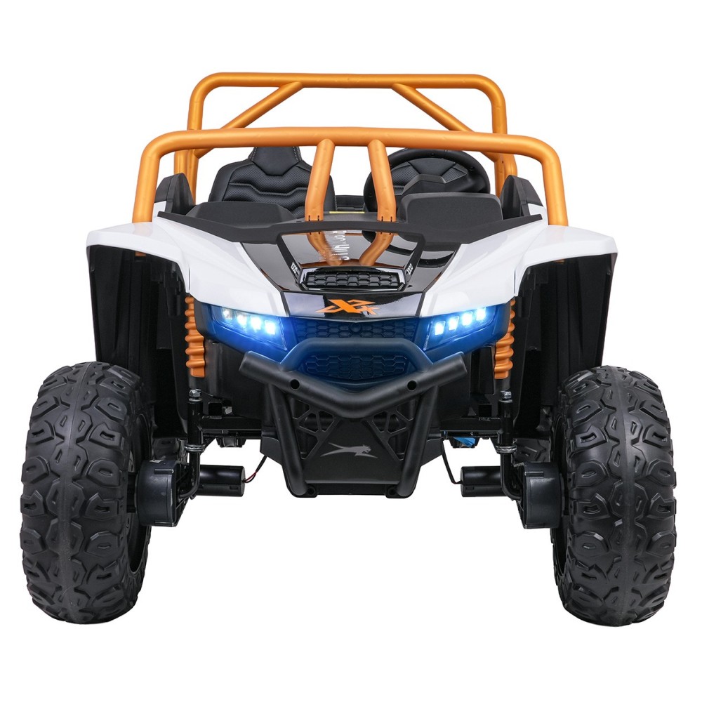 Arctic CAT Elektrické Autíčko Buggy WILDCAT XX 4x200W 24V, penové kolesá, Dvojmiestne kožené sedadlo, nosnosť 60kg, biele