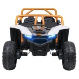Arctic CAT Elektrické Autíčko Buggy WILDCAT XX 4x200W 24V, penové kolesá, Dvojmiestne kožené sedadlo, nosnosť 60kg, biele