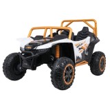 Arctic CAT Elektrické Autíčko Buggy WILDCAT XX 4x200W 24V, penové kolesá, Dvojmiestne kožené sedadlo, nosnosť 60kg, biele