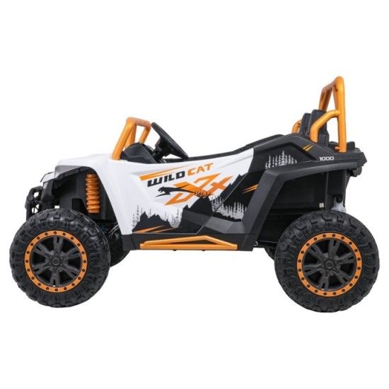 Arctic CAT Elektrické Autíčko Buggy WILDCAT XX 4x200W 24V, penové kolesá, Dvojmiestne kožené sedadlo, nosnosť 60kg, biele