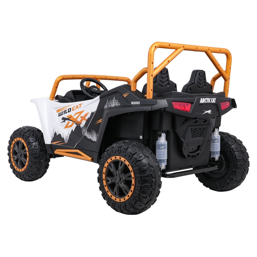Arctic CAT Elektrické Autíčko Buggy WILDCAT XX 4x200W 24V, penové kolesá, Dvojmiestne kožené sedadlo, nosnosť 60kg, biele