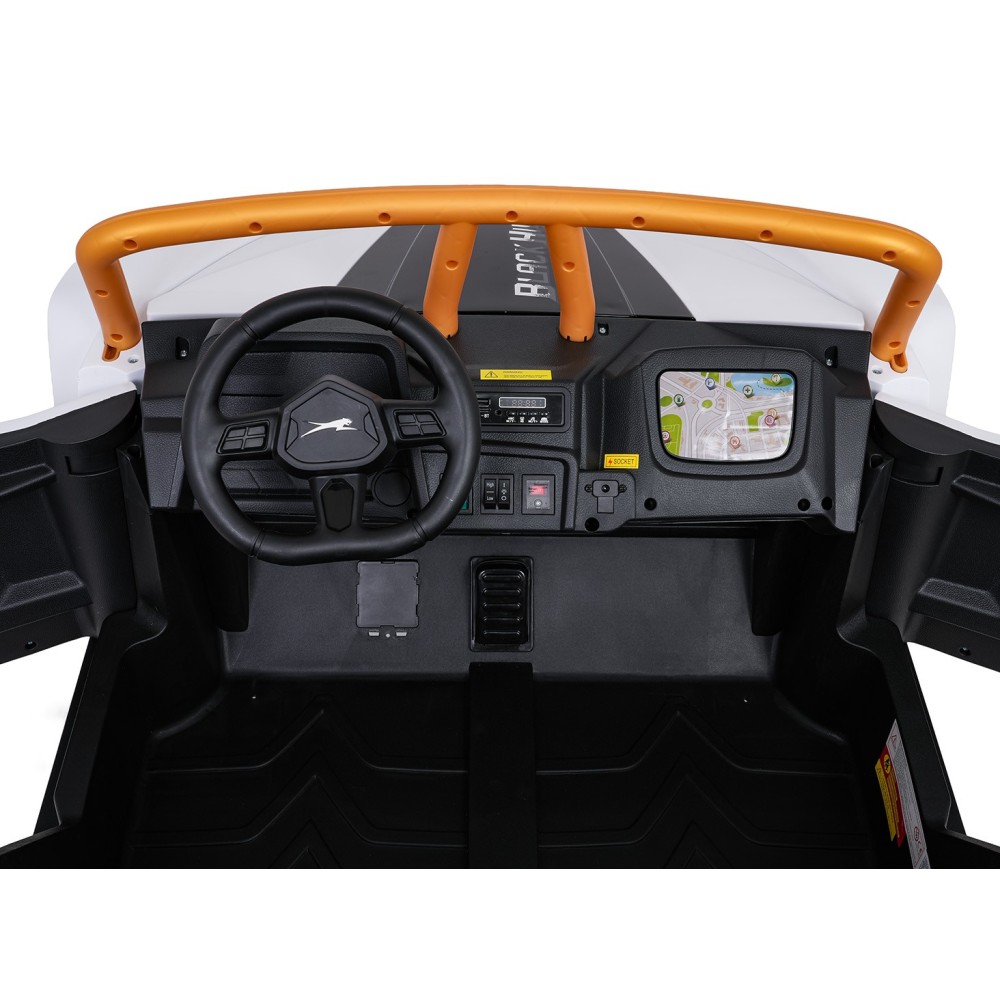 Arctic CAT Elektrické Autíčko Buggy WILDCAT XX 4x200W 24V, penové kolesá, Dvojmiestne kožené sedadlo, nosnosť 60kg, biele