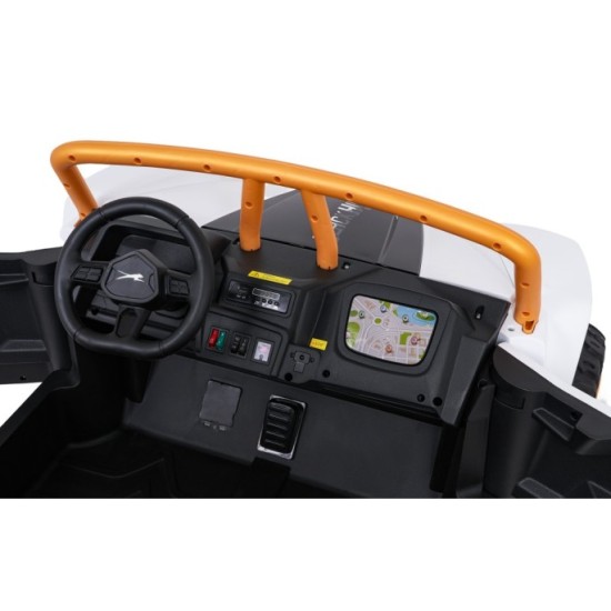 Arctic CAT Elektrické Autíčko Buggy WILDCAT XX 4x200W 24V, penové kolesá, Dvojmiestne kožené sedadlo, nosnosť 60kg, biele