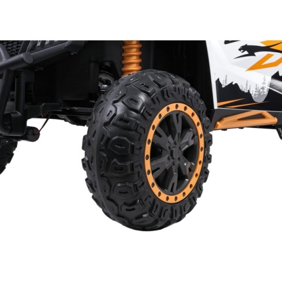 Arctic CAT Elektrické Autíčko Buggy WILDCAT XX 4x200W 24V, penové kolesá, Dvojmiestne kožené sedadlo, nosnosť 60kg, biele
