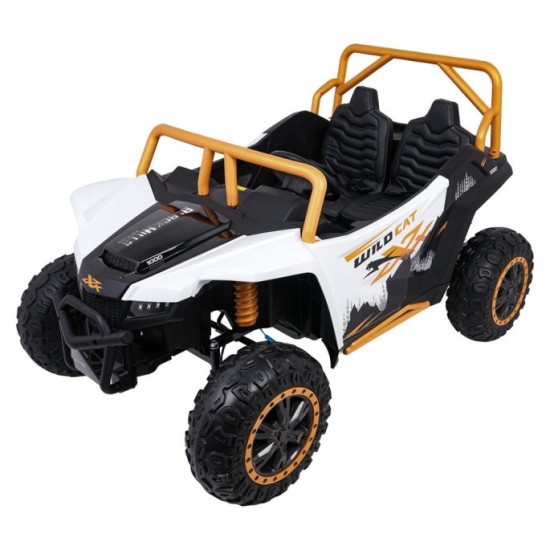 Arctic CAT Elektrické Autíčko Buggy WILDCAT XX 4x200W 24V, penové kolesá, Dvojmiestne kožené sedadlo, nosnosť 60kg, biele