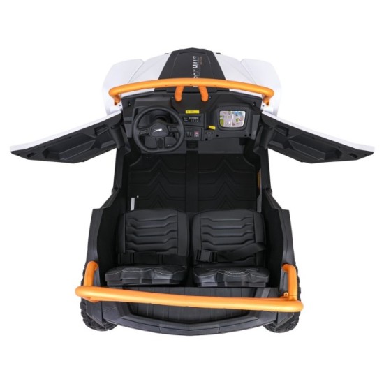 Arctic CAT Elektrické Autíčko Buggy WILDCAT XX 4x200W 24V, penové kolesá, Dvojmiestne kožené sedadlo, nosnosť 60kg, biele