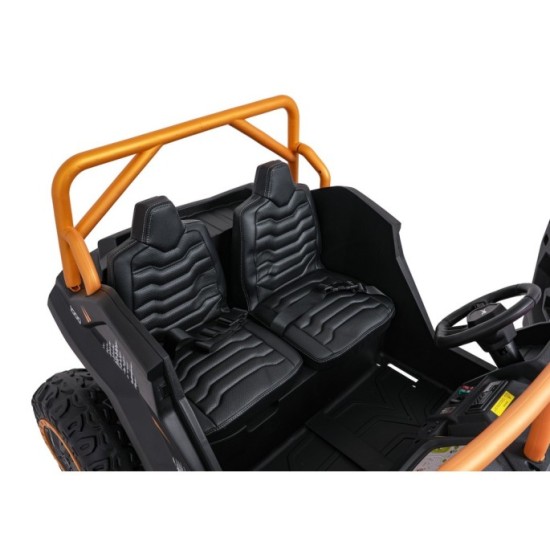 Arctic CAT Elektrické Autíčko Buggy WILDCAT XX 4x200W 24V, penové kolesá, Dvojmiestne kožené sedadlo, nosnosť 60kg, ružové