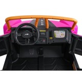 Arctic CAT Elektrické Autíčko Buggy WILDCAT XX 4x200W 24V, penové kolesá, Dvojmiestne kožené sedadlo, nosnosť 60kg, ružové