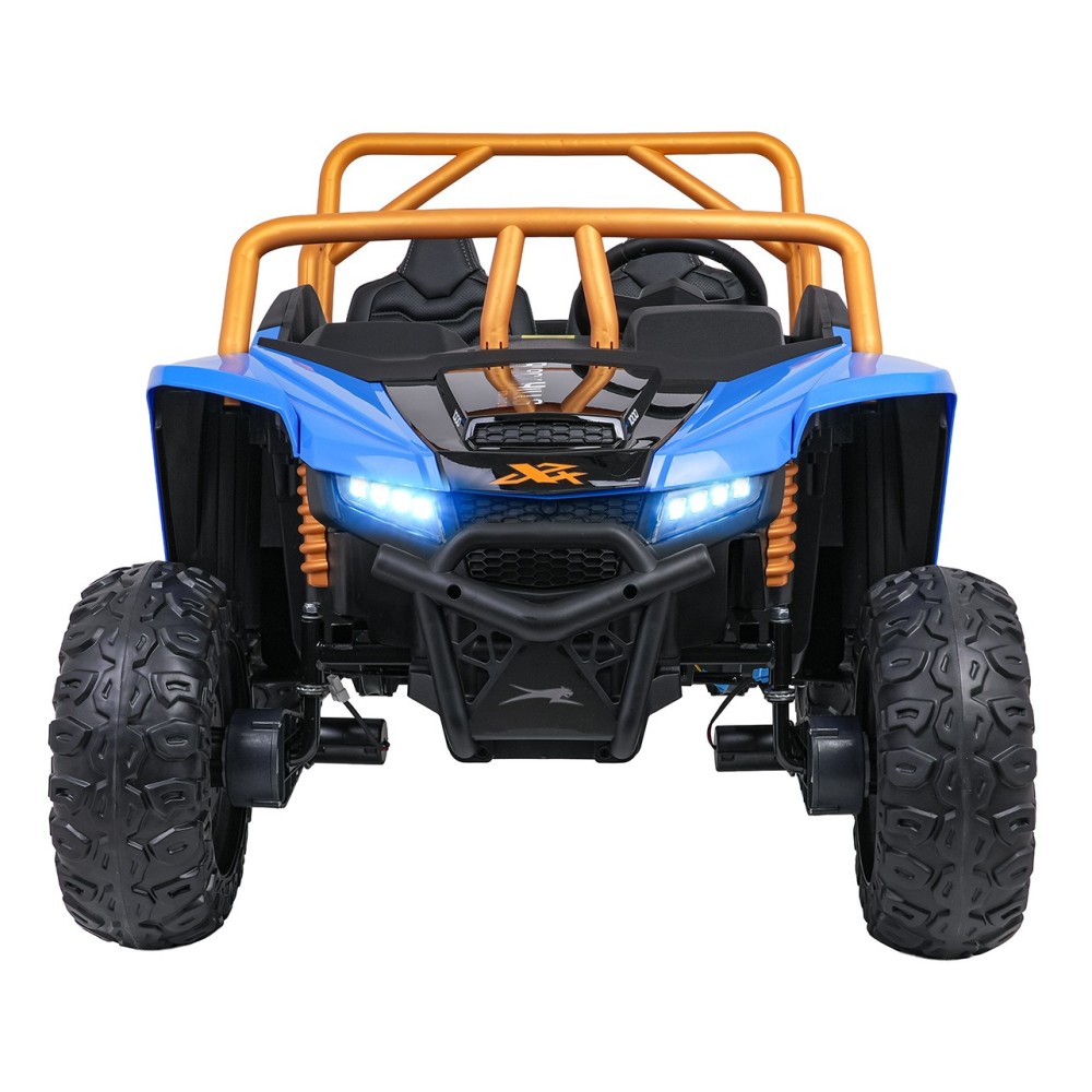 Arctic CAT Elektrické Autíčko Buggy WILDCAT XX 4x200W 24V, penové kolesá, Dvojmiestne kožené sedadlo, nosnosť 60kg, modré
