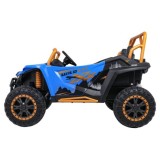 Arctic CAT Elektrické Autíčko Buggy WILDCAT XX 4x200W 24V, penové kolesá, Dvojmiestne kožené sedadlo, nosnosť 60kg, modré