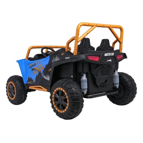 Arctic CAT Elektrické Autíčko Buggy WILDCAT XX 4x200W 24V, penové kolesá, Dvojmiestne kožené sedadlo, nosnosť 60kg, modré