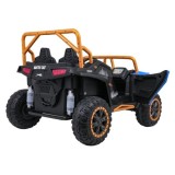 Arctic CAT Elektrické Autíčko Buggy WILDCAT XX 4x200W 24V, penové kolesá, Dvojmiestne kožené sedadlo, nosnosť 60kg, modré