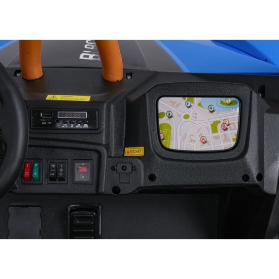 Arctic CAT Elektrické Autíčko Buggy WILDCAT XX 4x200W 24V, penové kolesá, Dvojmiestne kožené sedadlo, nosnosť 60kg, modré