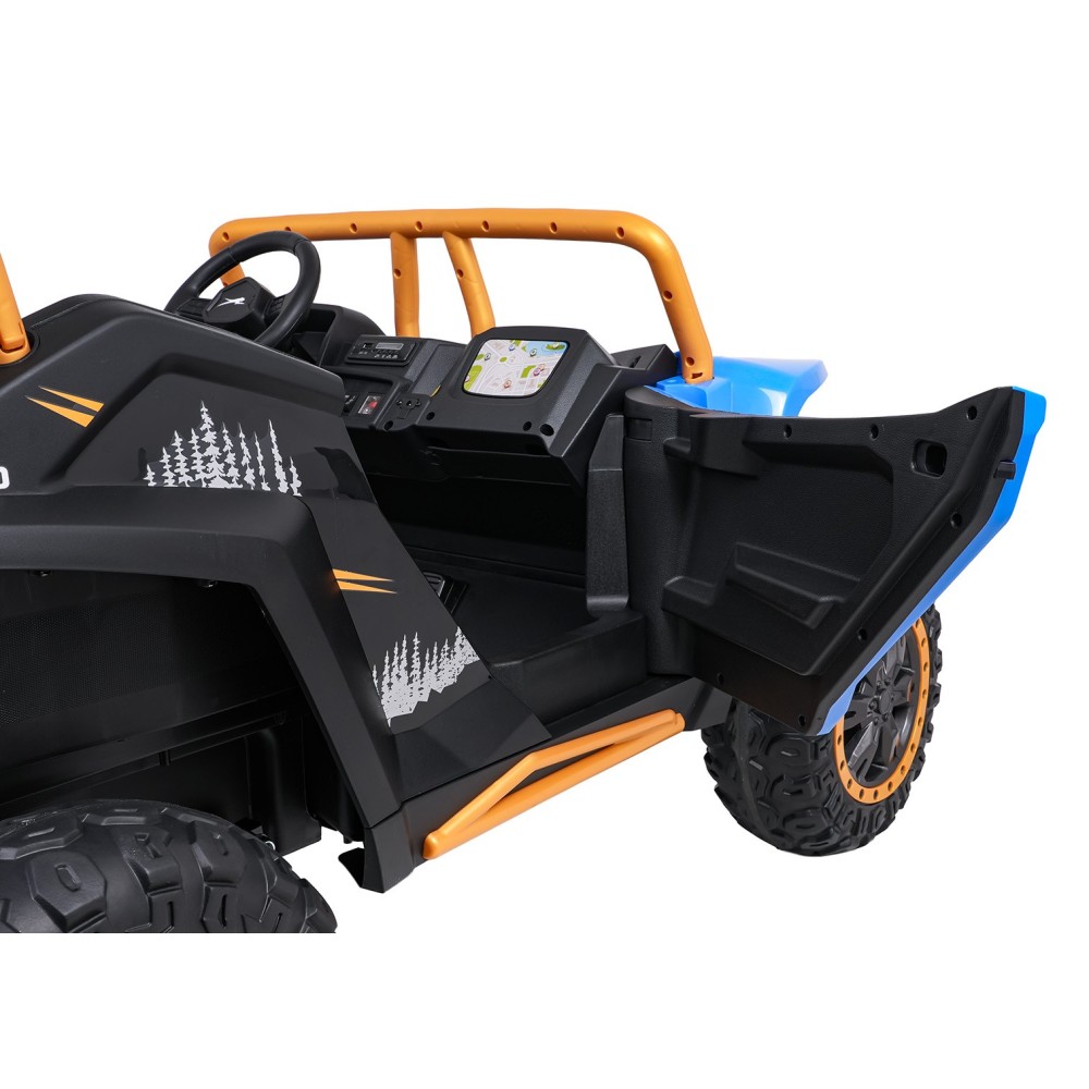Arctic CAT Elektrické Autíčko Buggy WILDCAT XX 4x200W 24V, penové kolesá, Dvojmiestne kožené sedadlo, nosnosť 60kg, modré