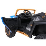 Arctic CAT Elektrické Autíčko Buggy WILDCAT XX 4x200W 24V, penové kolesá, Dvojmiestne kožené sedadlo, nosnosť 60kg, modré