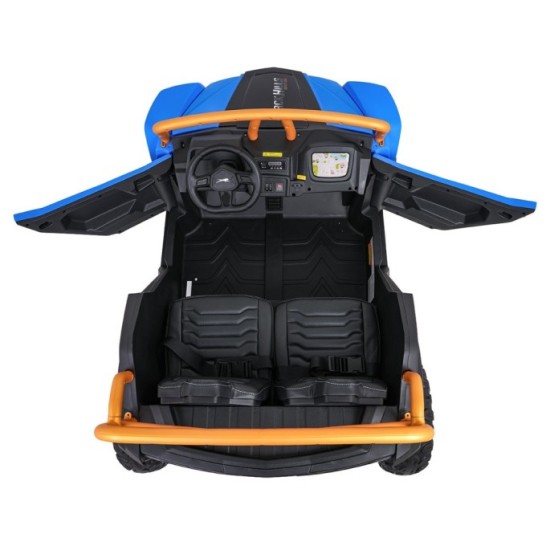 Arctic CAT Elektrické Autíčko Buggy WILDCAT XX 4x200W 24V, penové kolesá, Dvojmiestne kožené sedadlo, nosnosť 60kg, modré