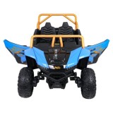 Arctic CAT Elektrické Autíčko Buggy WILDCAT XX 4x200W 24V, penové kolesá, Dvojmiestne kožené sedadlo, nosnosť 60kg, modré