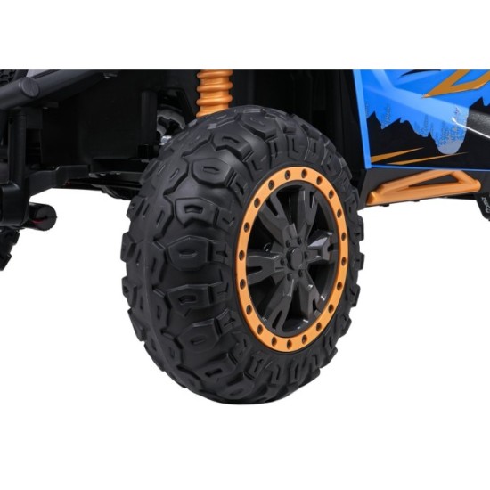 Arctic CAT Elektrické Autíčko Buggy WILDCAT XX 4x200W 24V, penové kolesá, Dvojmiestne kožené sedadlo, nosnosť 60kg, modré