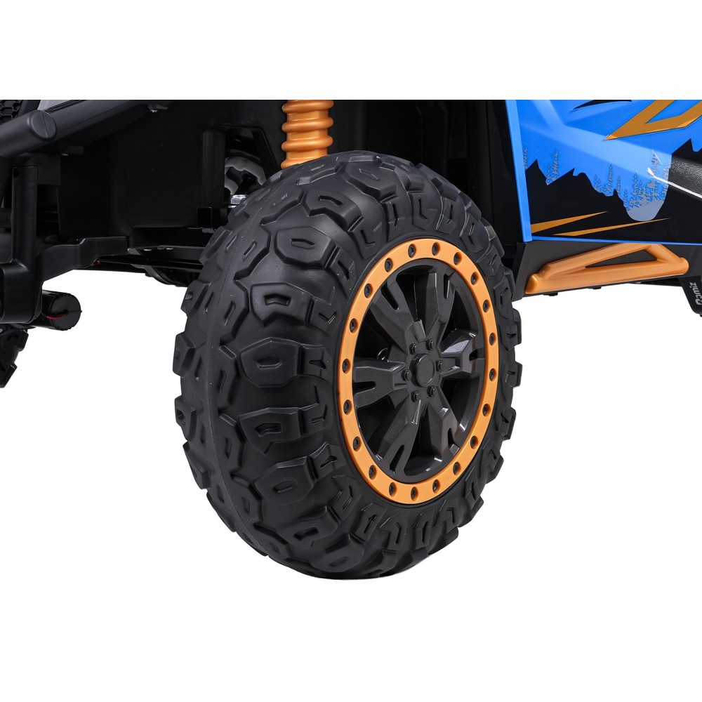 Arctic CAT Elektrické Autíčko Buggy WILDCAT XX 4x200W 24V, penové kolesá, Dvojmiestne kožené sedadlo, nosnosť 60kg, modré