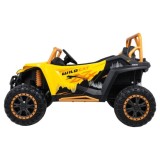Arctic CAT Elektrické Autíčko Buggy WILDCAT XX 4x200W 24V, penové kolesá, Dvojmiestne kožené sedadlo, nosnosť 60kg, žlté