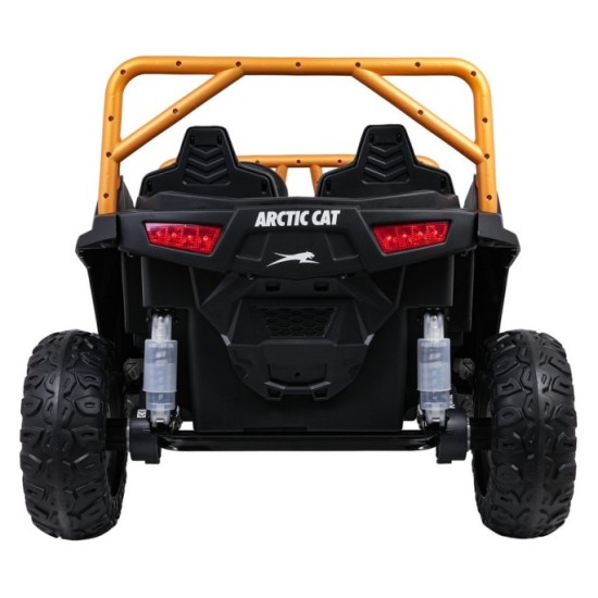 Arctic CAT Elektrické Autíčko Buggy WILDCAT XX 4x200W 24V, penové kolesá, Dvojmiestne kožené sedadlo, nosnosť 60kg, žlté