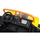 Arctic CAT Elektrické Autíčko Buggy WILDCAT XX 4x200W 24V, penové kolesá, Dvojmiestne kožené sedadlo, nosnosť 60kg, žlté