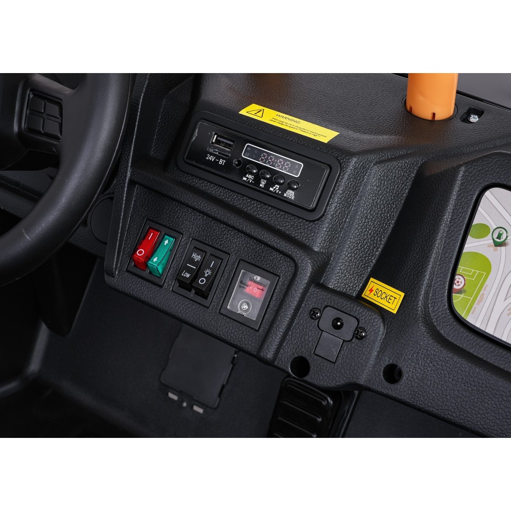 Arctic CAT Elektrické Autíčko Buggy WILDCAT XX 4x200W 24V, penové kolesá, Dvojmiestne kožené sedadlo, nosnosť 60kg, žlté