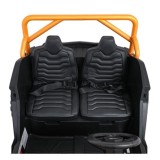 Arctic CAT Elektrické Autíčko Buggy WILDCAT XX 4x200W 24V, penové kolesá, Dvojmiestne kožené sedadlo, nosnosť 60kg, žlté