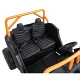 Arctic CAT Elektrické Autíčko Buggy WILDCAT XX 4x200W 24V, penové kolesá, Dvojmiestne kožené sedadlo, nosnosť 60kg, žlté