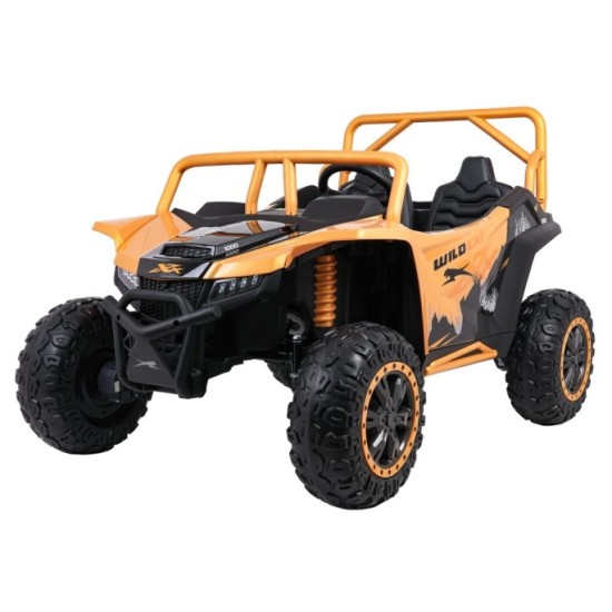 Arctic CAT Elektrické Autíčko Buggy WILDCAT XX 4x200W 24V, penové kolesá, Dvojmiestne kožené sedadlo, nosnosť 60kg, zlaté