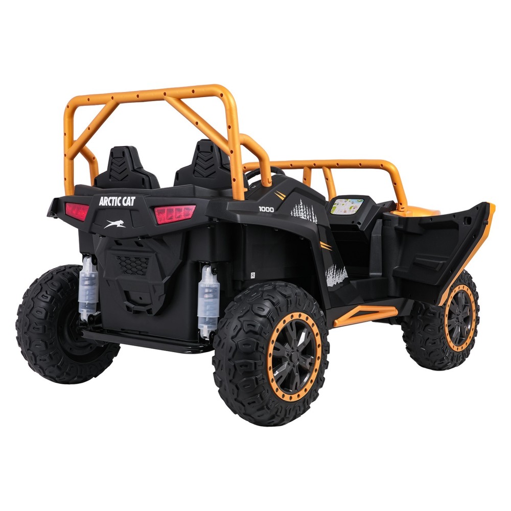 Arctic CAT Elektrické Autíčko Buggy WILDCAT XX 4x200W 24V, penové kolesá, Dvojmiestne kožené sedadlo, nosnosť 60kg, zlaté
