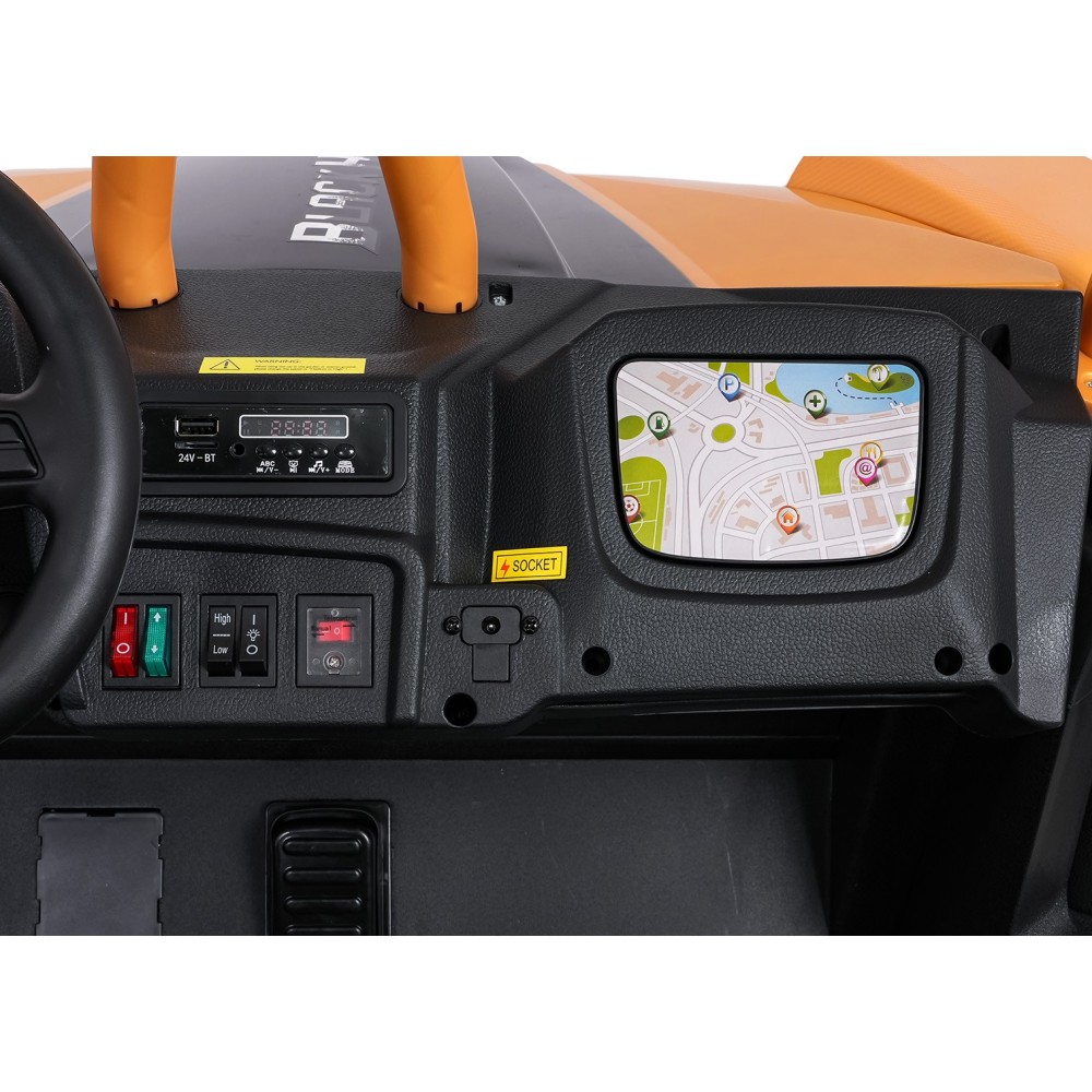 Arctic CAT Elektrické Autíčko Buggy WILDCAT XX 4x200W 24V, penové kolesá, Dvojmiestne kožené sedadlo, nosnosť 60kg, zlaté